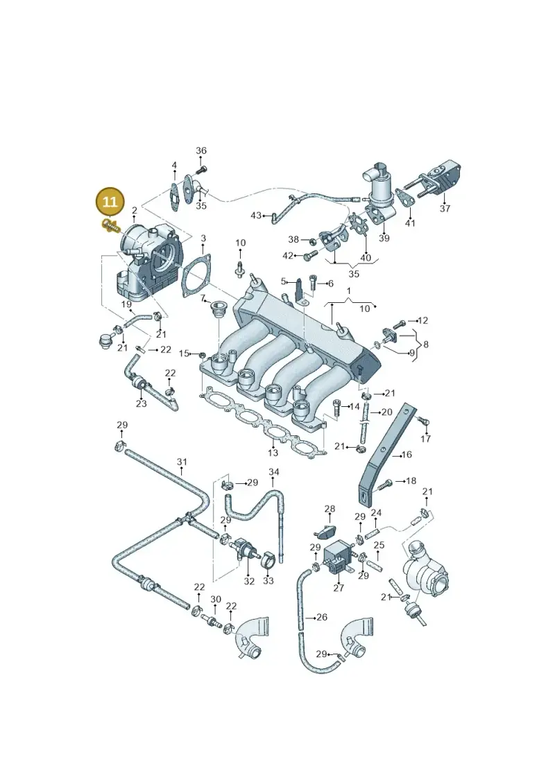 N10080204 — SEAT Alhambra (2006-2010) diagram 244133050, position 11