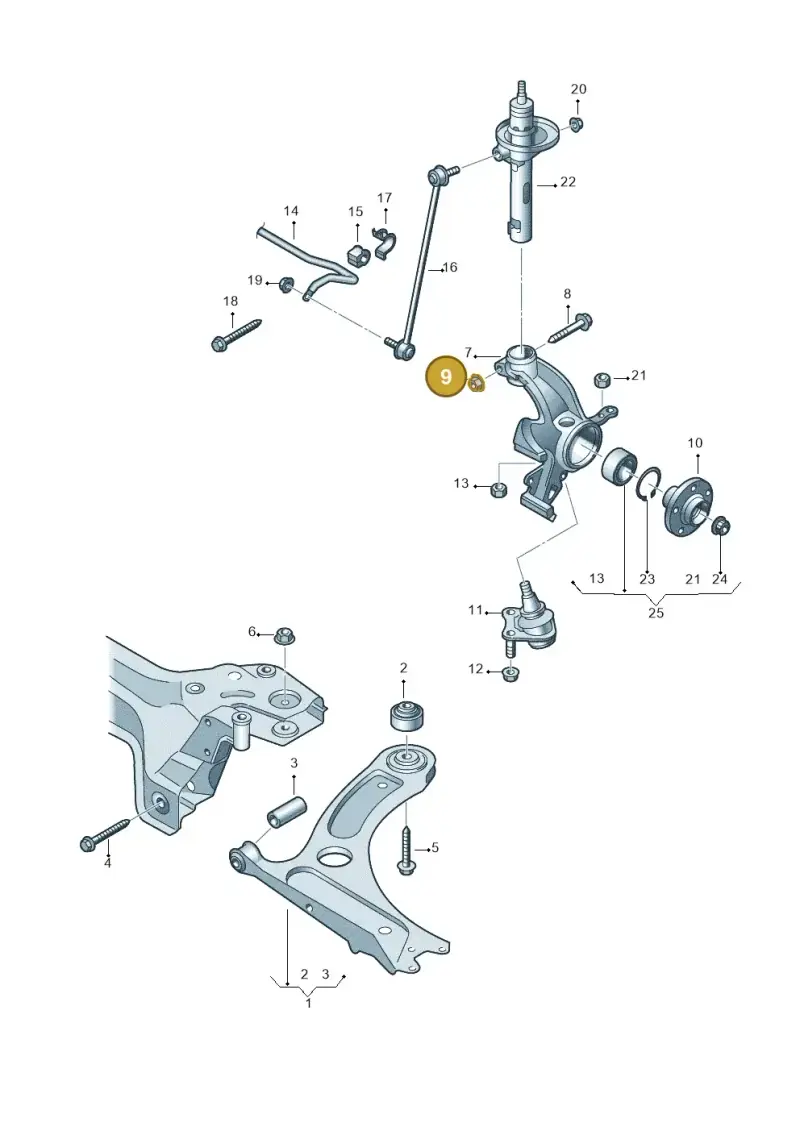 N10106402 — SEAT Mii electric (2020-2021) diagram 723407000, position 9