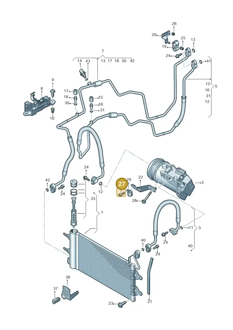 N10115307 — SEAT Ibiza Reference (2012-2012) diagram 672260410, position 27