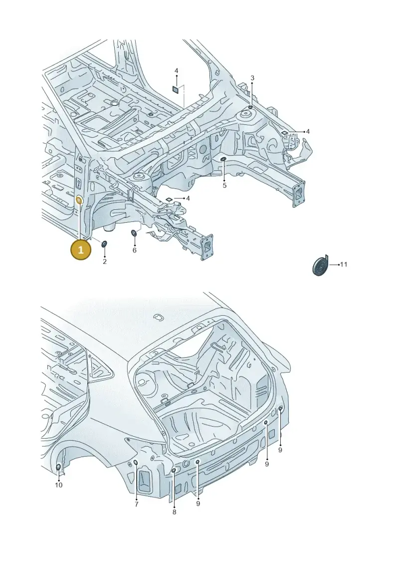 N10138801 — SEAT Formentor TSI CUPRA (2020-) diagram 5fn803035, position 1
