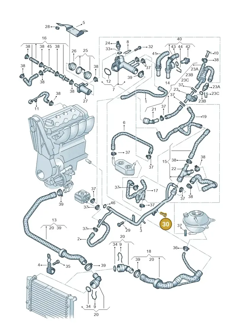 N10143002 — SEAT Alhambra (2006-2010) diagram 244121250, position 30