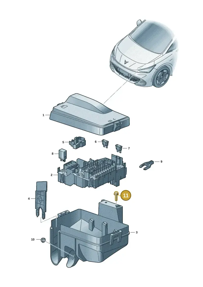 N10158605 — SEAT Tavascan Cupra (2023-) diagram 10s937010, position 11