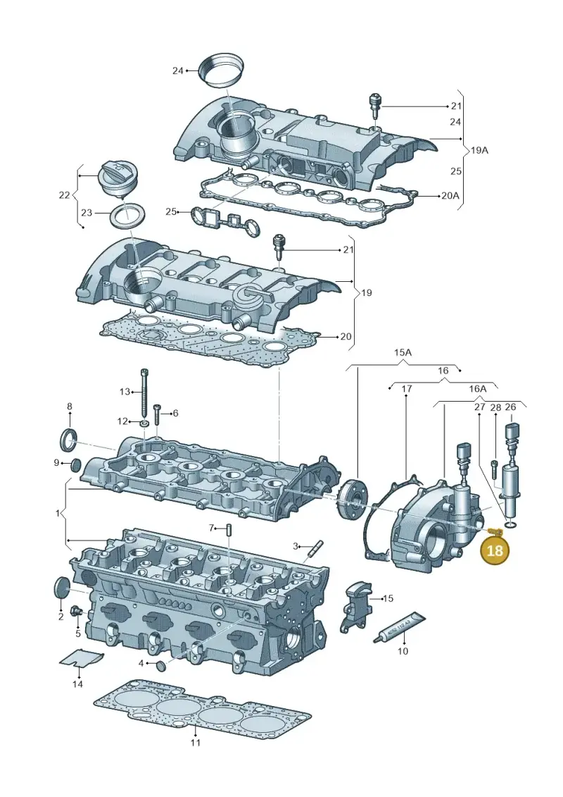 N10196303 — SEAT Leon Stylance (2010-2012) diagram 420103550, position 18