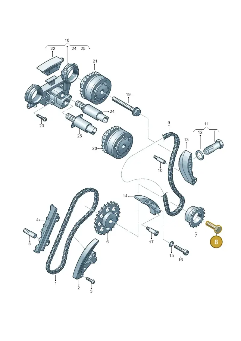 N10203803 — SEAT Alhambra (2006-2010) diagram 244109900, position 8