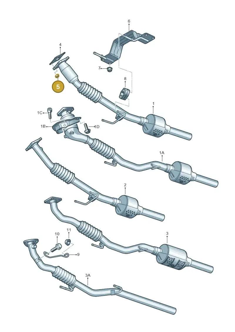 N10209009 — SEAT Ibiza Reference (2008-2011) diagram 253253500, position 5