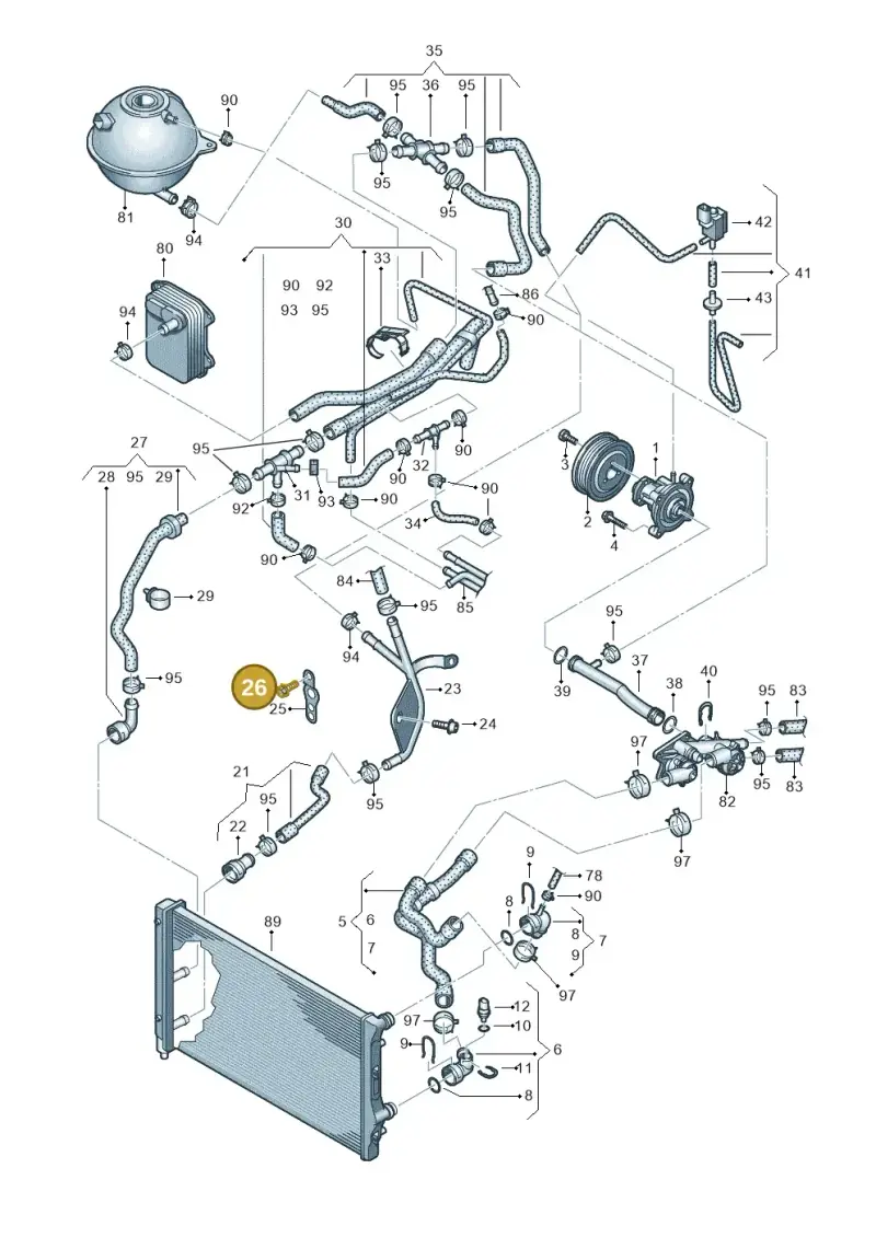 N10216803 — SEAT Altea XL Reference (2013-2013) diagram 649121100, position 26