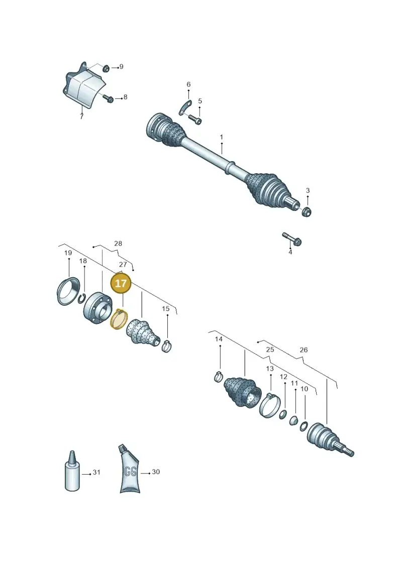 N10233802 — SEAT TOLEDO/LEON/LEON-4 (2001-2006) diagram 405407200, position 17