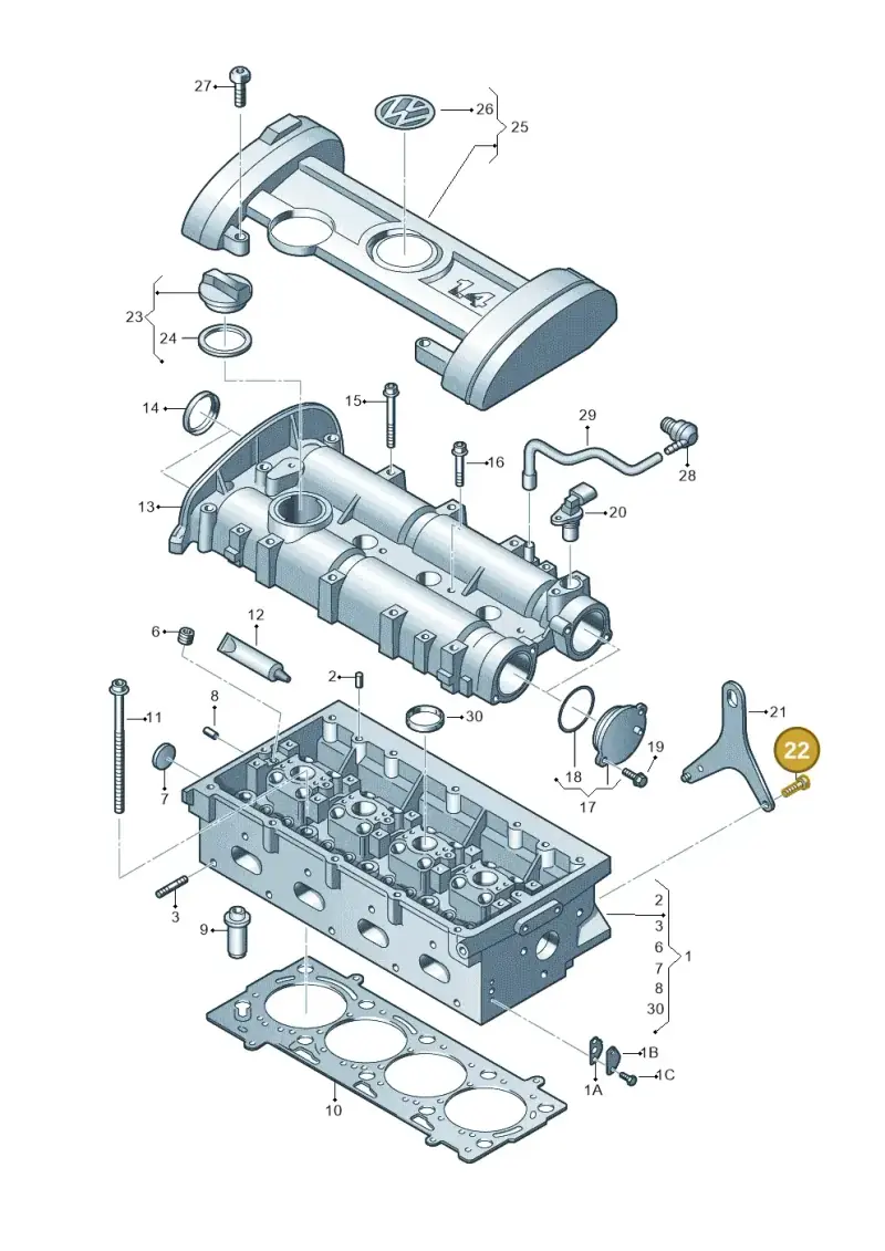 N10239402 — SEAT Ibiza Reference (2012-2012) diagram 474103400, position 22