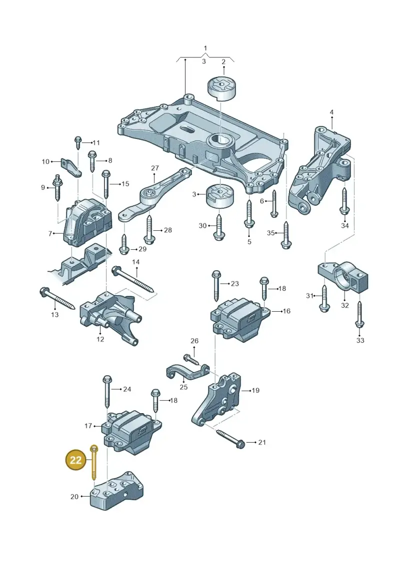 N10241507 — SEAT Altea XL Reference (2013-2013) diagram 409199200, position 22
