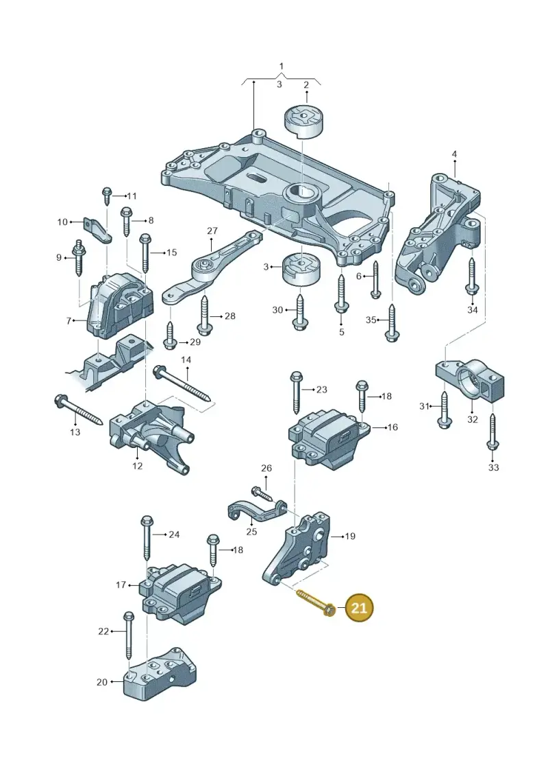 N10241508 — SEAT Altea XL Reference (2013-2013) diagram 409199200, position 21