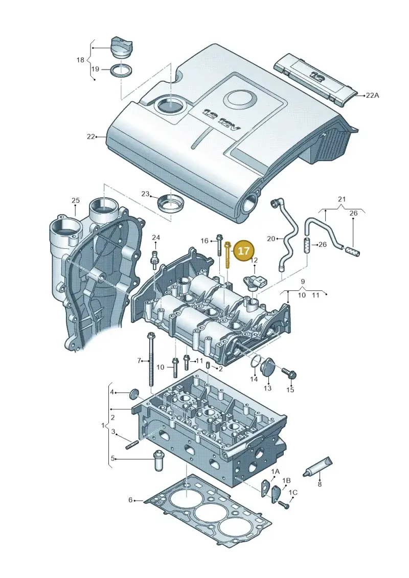 N10247504 — SEAT Toledo Reference (2012-2015) diagram 253103320, position 17