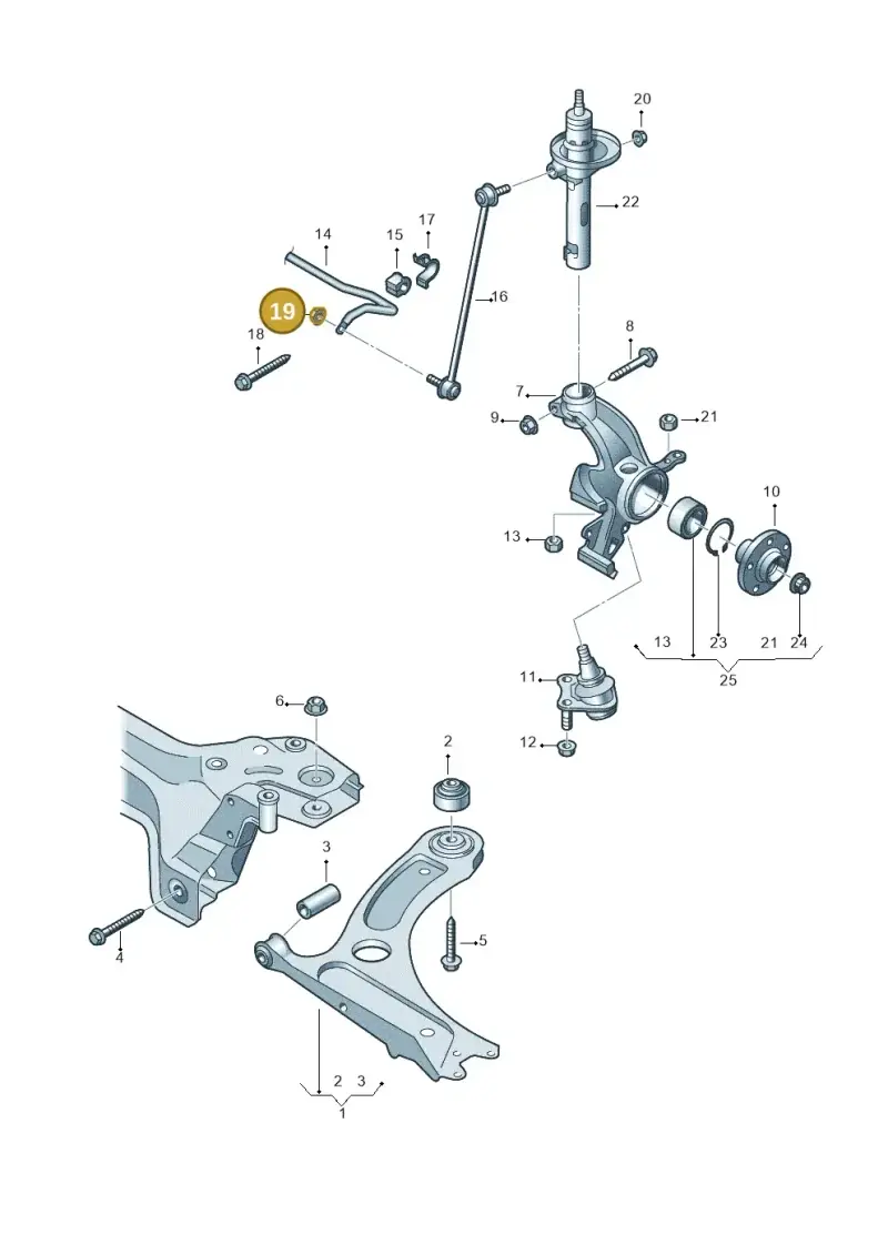 N10261311 — SEAT Mii electric (2020-2021) diagram 723407000, position 19