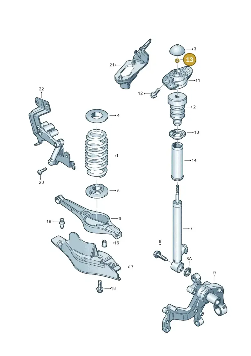 N10304102 — SEAT Alhambra Stylance (2015-2022) diagram 645511100, position 13