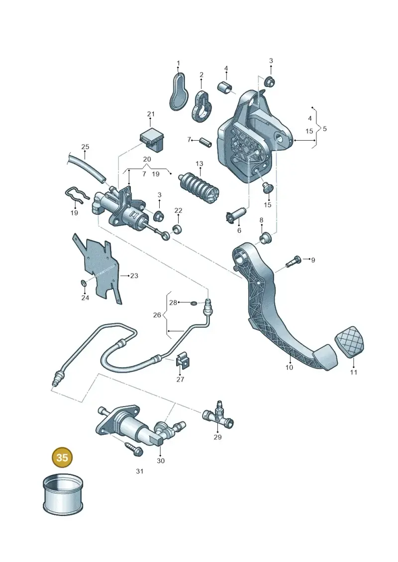 N10318302 — SEAT Toledo Reference (2012-2015) diagram 773721250, position 35