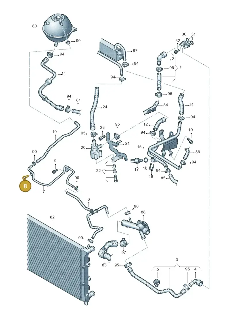 N10335205 — SEAT Ibiza Reference (2012-2012) diagram 672121470, position 8