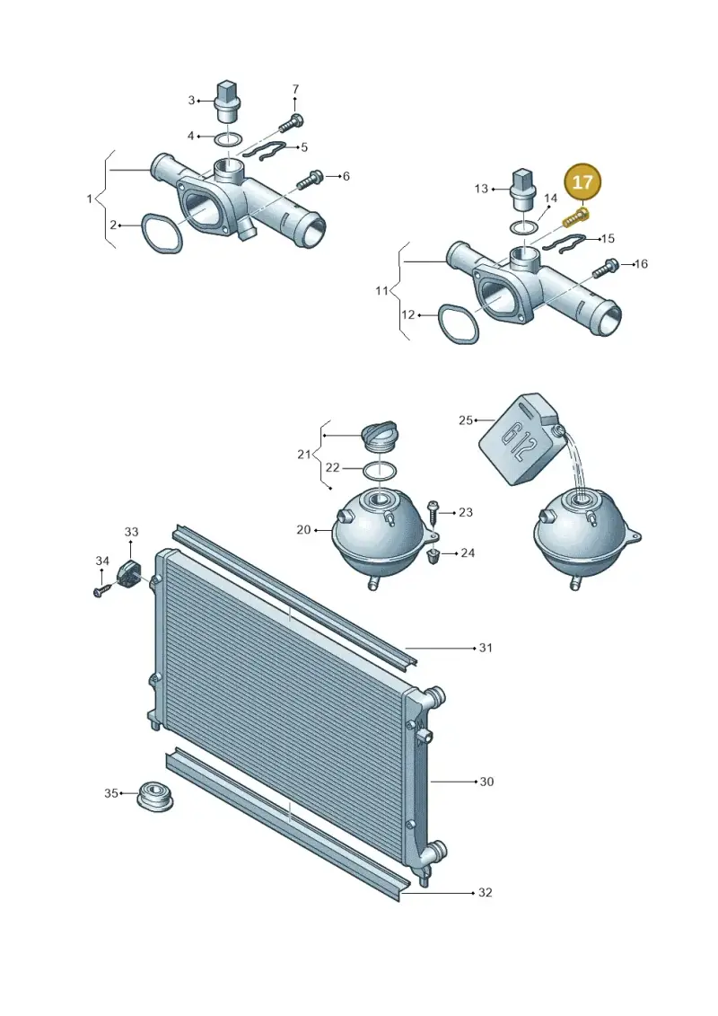 N10414502 — SEAT Altea XL Reference (2013-2013) diagram 420121760, position 17