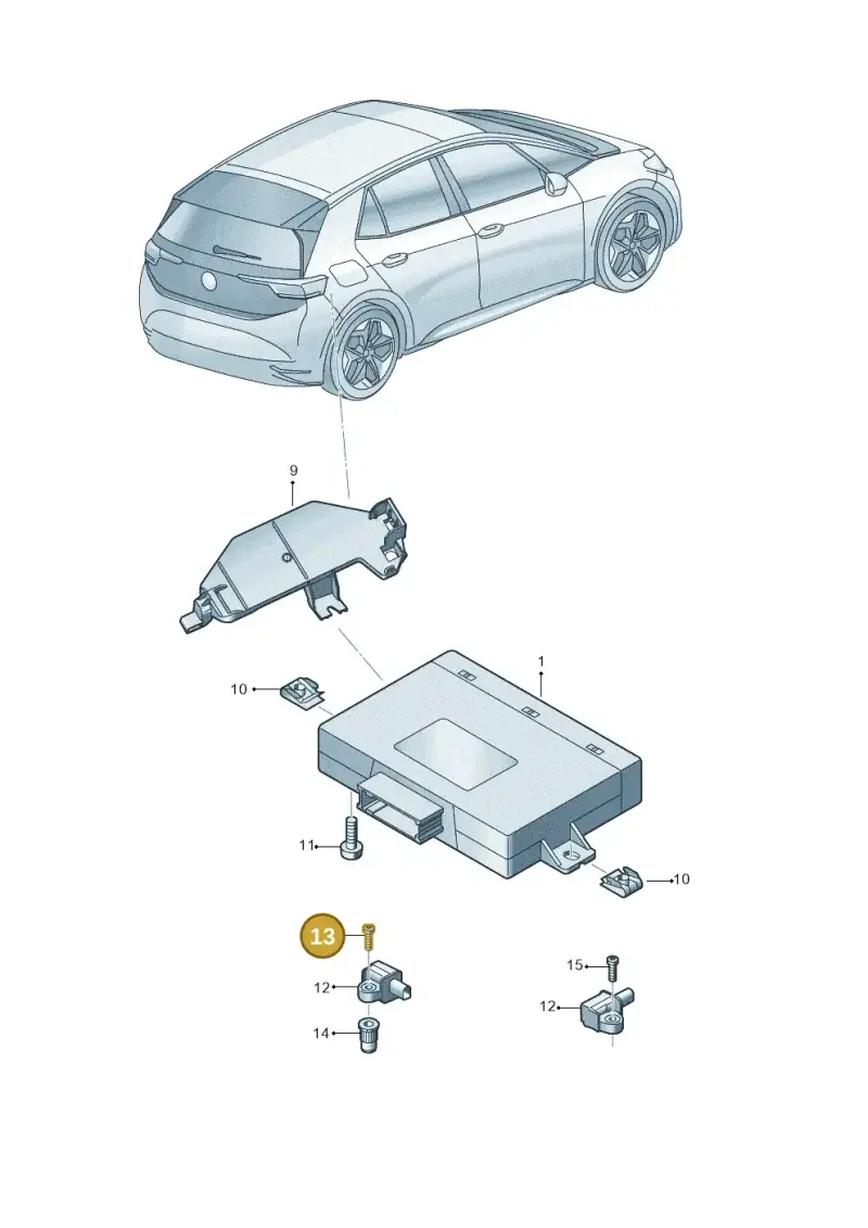 N10456201 — SEAT EBoost CUPRA (2021-) diagram 10a907035, position 13
