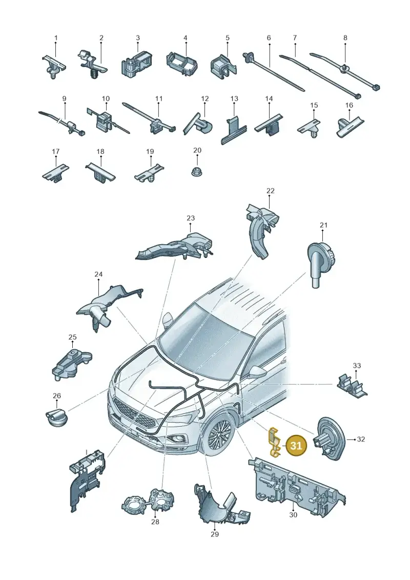 N10478501 — SEAT Tarraco FR (2018-2024) diagram 591971079, position 31