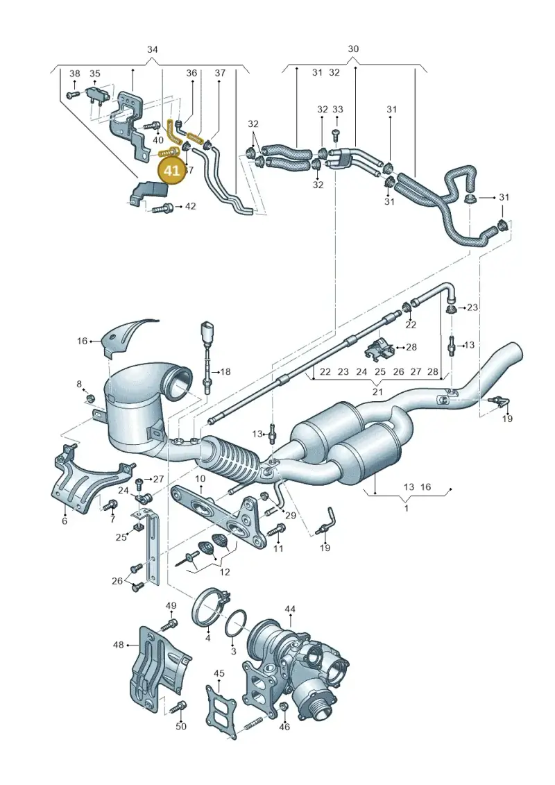 N10524202 — SEAT Leon style (2019-) diagram 597253350, position 41