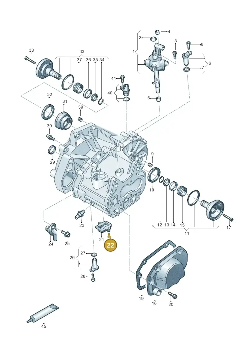 N10530403 — SEAT Leon style (2019-) diagram 495300100, position 22