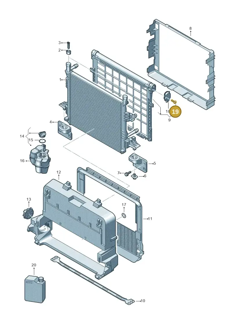 N10549603 — SEAT Tavascan Cupra (2023-) diagram 10a122100, position 19