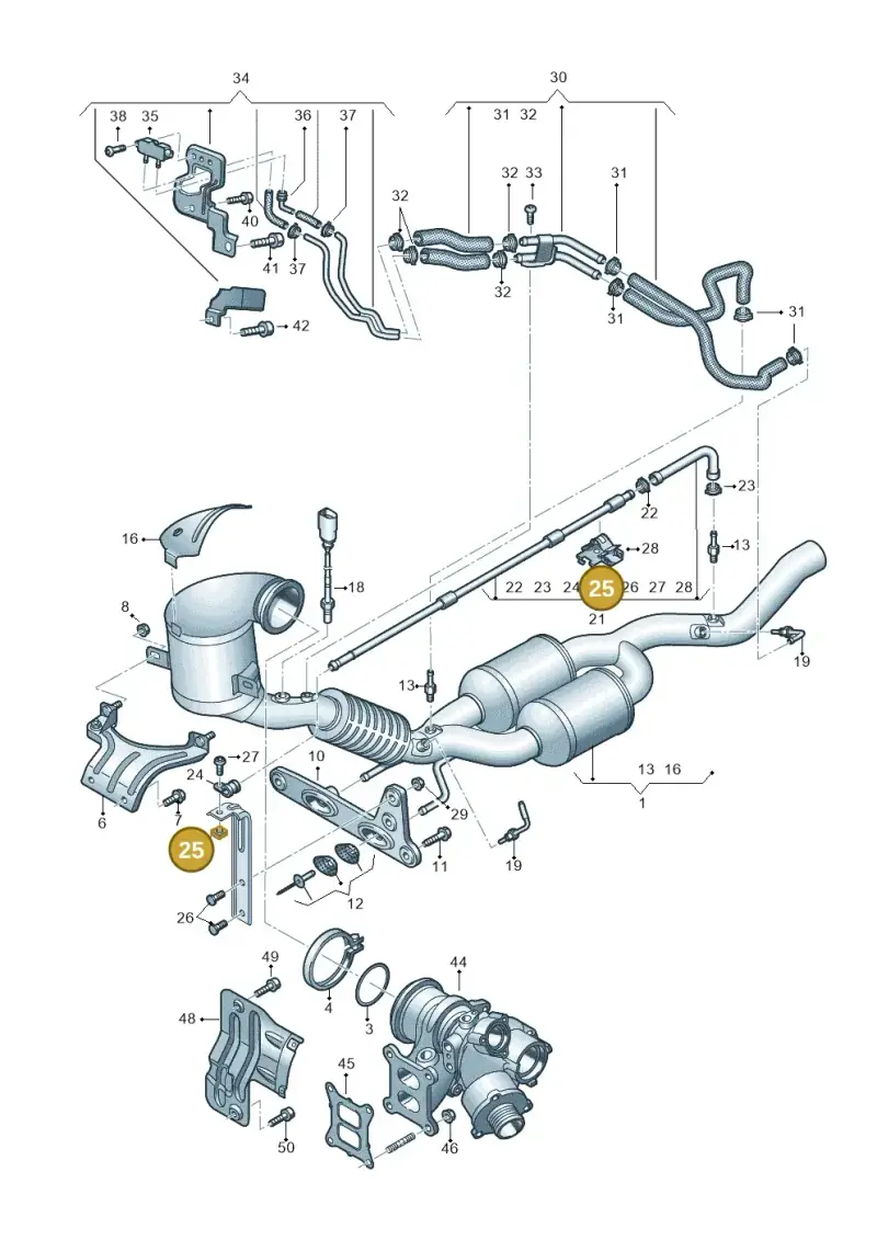 N10549703 — SEAT Leon style (2019-) diagram 597253350, position 25