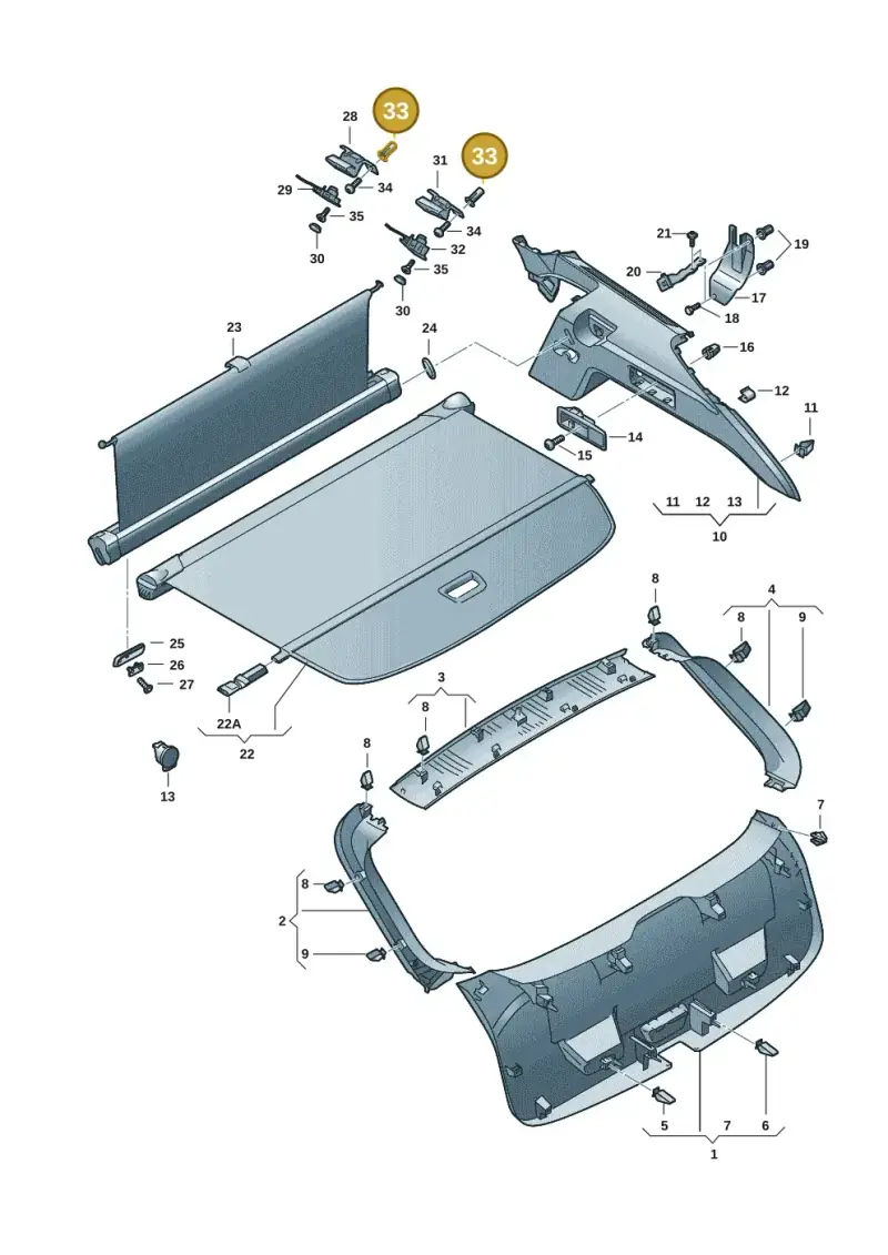 N10580601 — SEAT Leon style (2019-) diagram 5fn867095, position 33