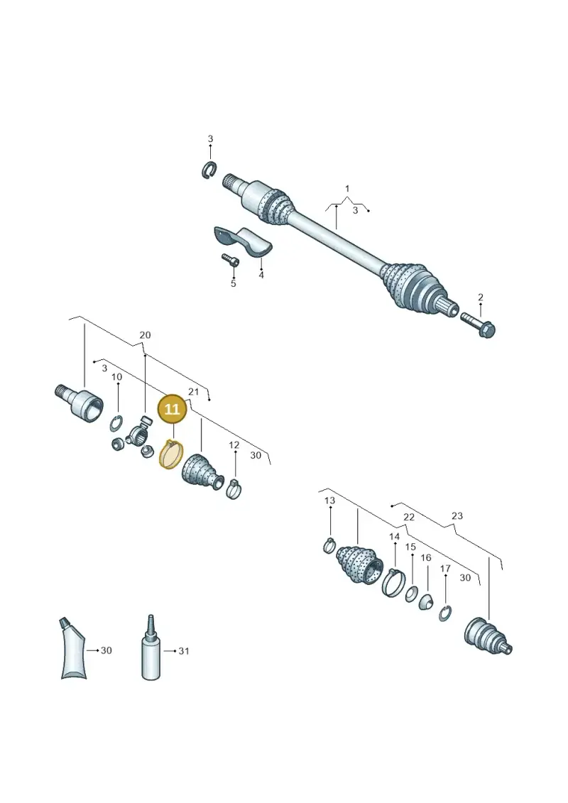N10599701 — SEAT ALTEA                  07> (2006-) diagram 460407500, position 11