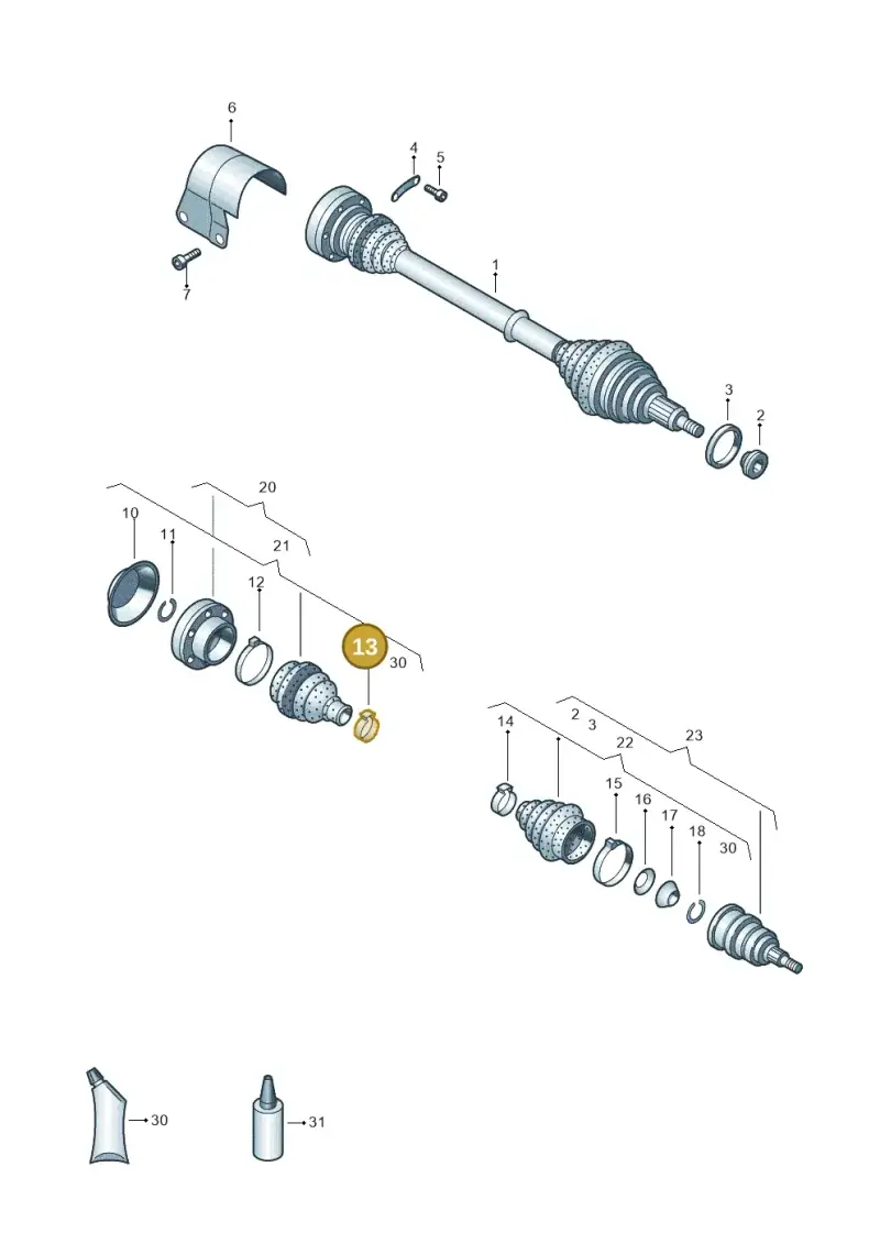 N10609101 — SEAT Ibiza Stylance (2015-) diagram 672407600, position 13