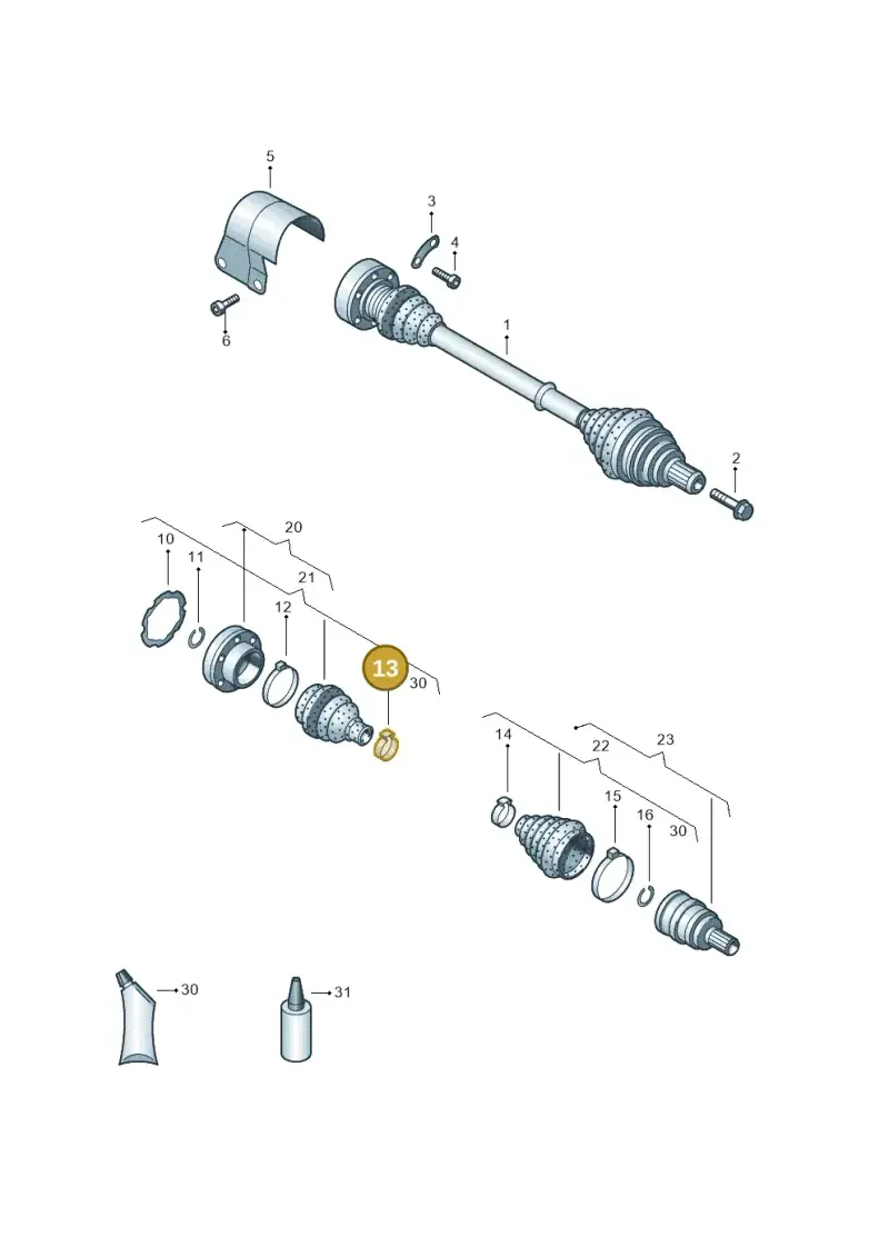 N10614801 — SEAT Ateca Style (2016-) diagram 793407200, position 13