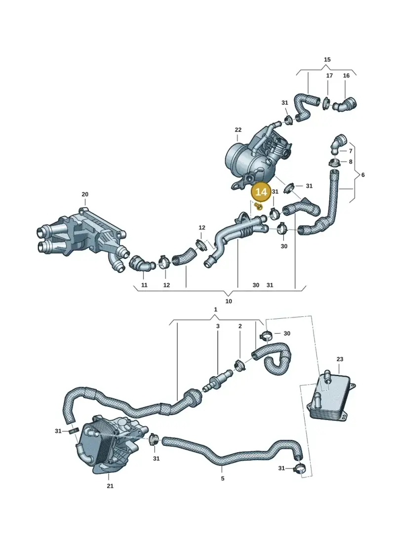 N10619001 — SEAT Leon style (2019-) diagram 793121112, position 14