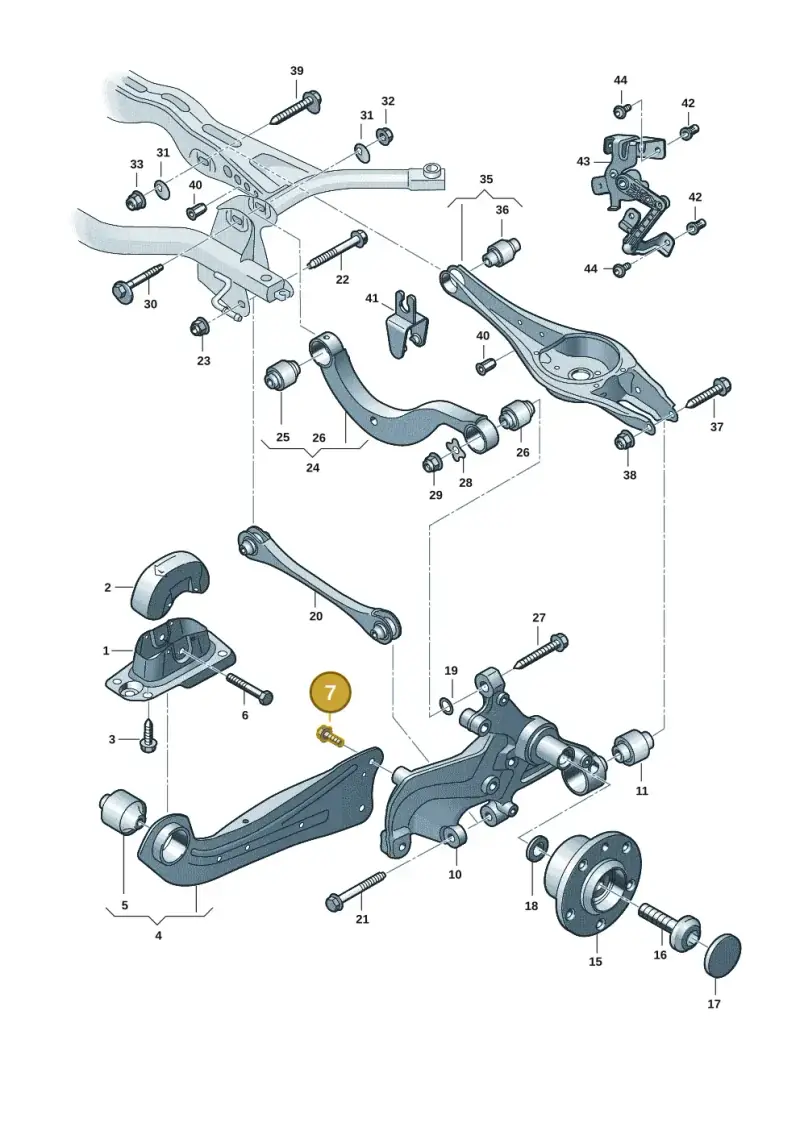 N10628401 — SEAT Formentor TSI CUPRA (2020-) diagram 2gk505050, position 7