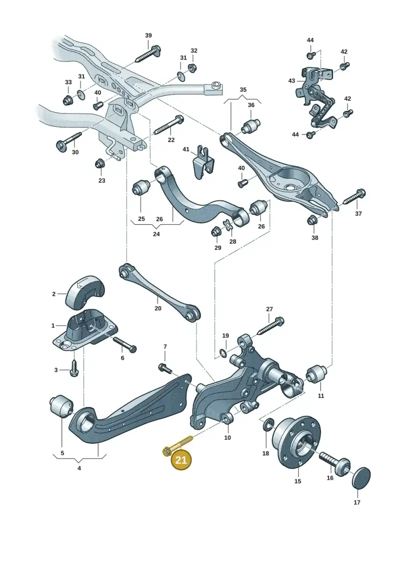 N10640301 — SEAT Formentor TSI CUPRA (2020-) diagram 2gk505050, position 21