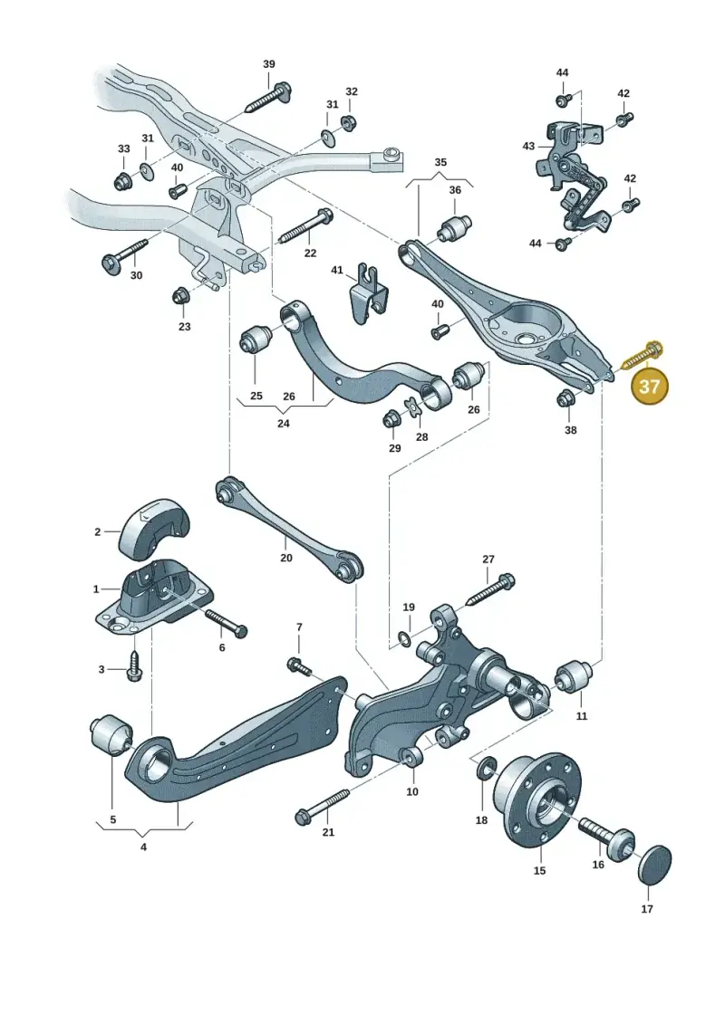 N10640501 — SEAT Formentor TSI CUPRA (2020-) diagram 2gk505050, position 37