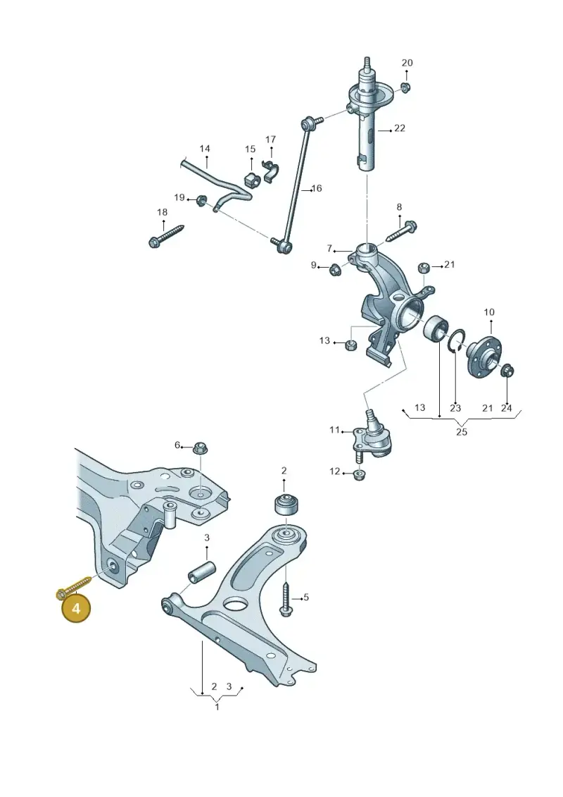 N10640501 — SEAT Mii electric (2020-2021) diagram 723407000, position 4