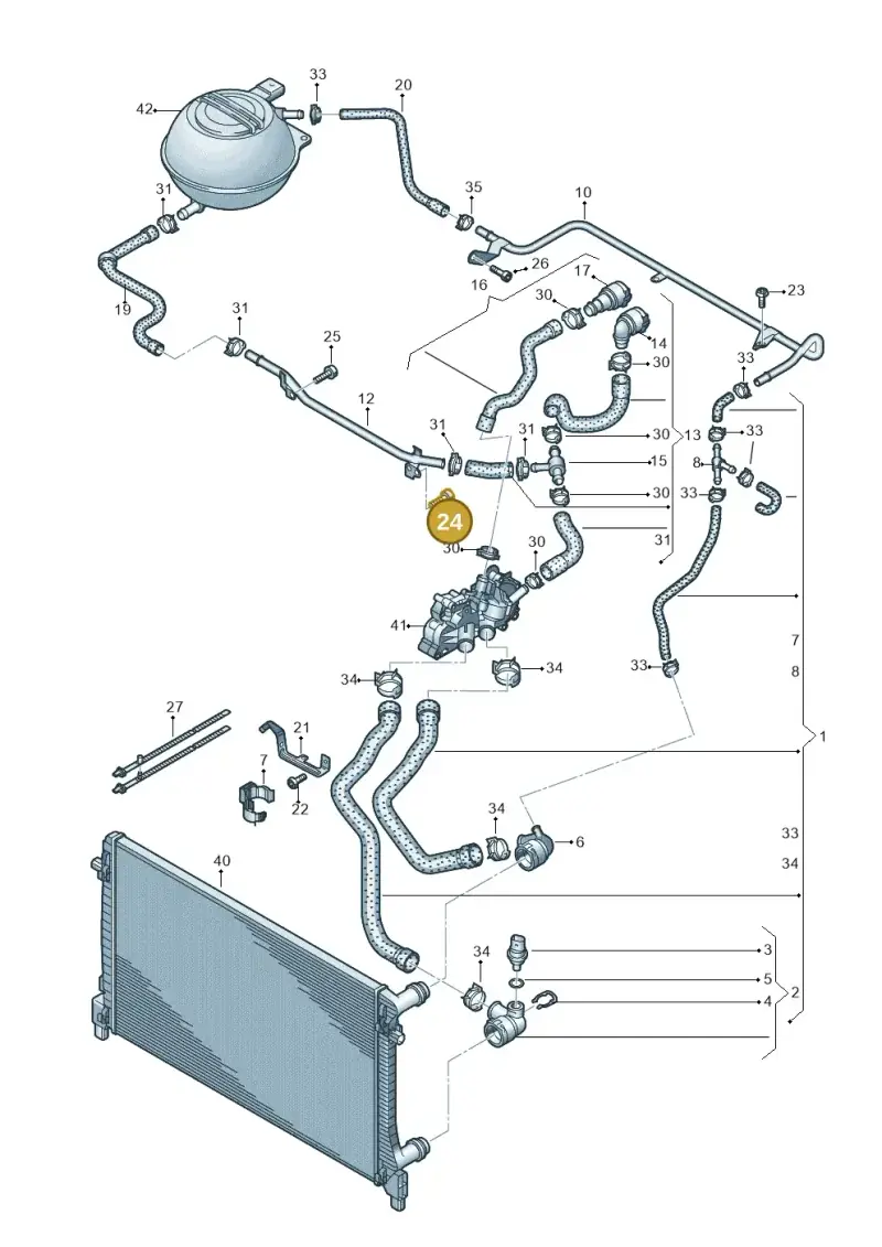 N10644901 — SEAT Leon style (2019-) diagram 866121300, position 24