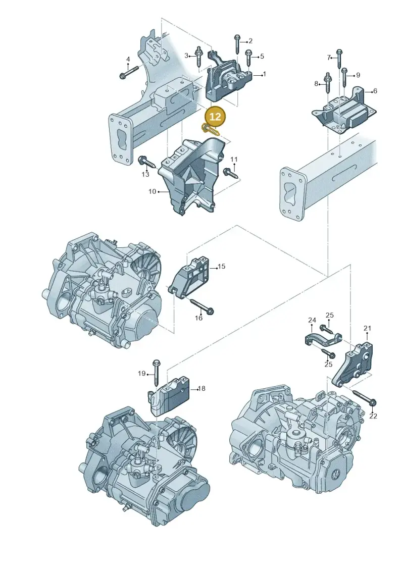 N10655801 — SEAT Formentor TSI CUPRA (2020-) diagram 746199250, position 12