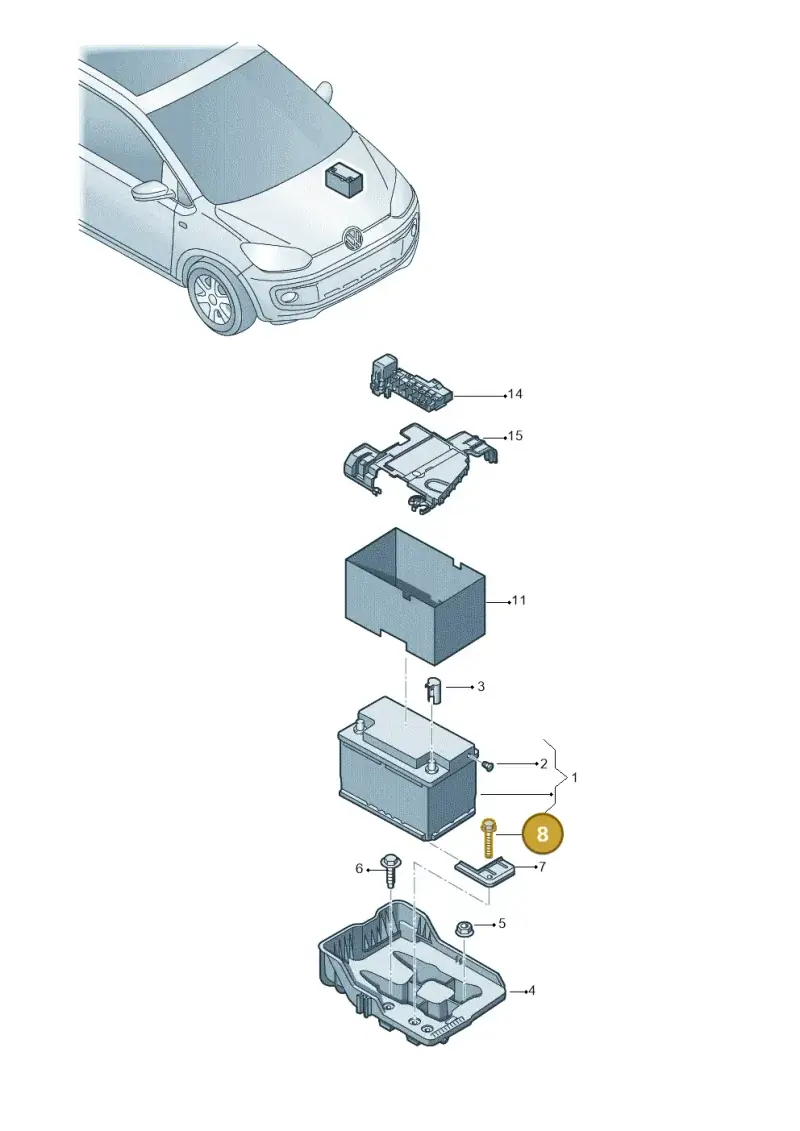 N10662001 — SEAT Mii electric (2020-2021) diagram 772915000, position 8