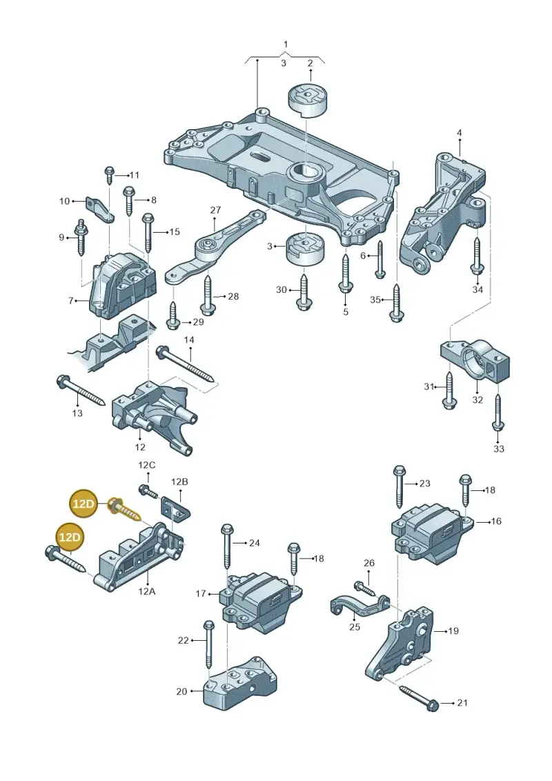 N10672701 — SEAT Altea XL Reference (2013-2013) diagram 649199200, position 12D