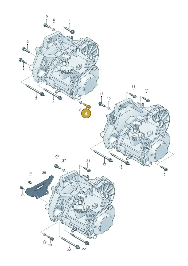 N10690601 — SEAT Toledo Reference (2012-2015) diagram 225300710, position 4