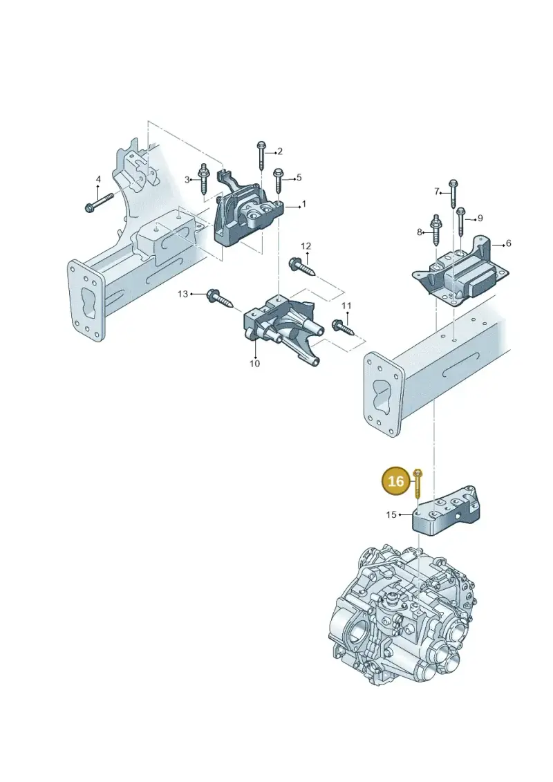 N10709001 — SEAT Formentor TSI CUPRA (2020-) diagram 746199300, position 16