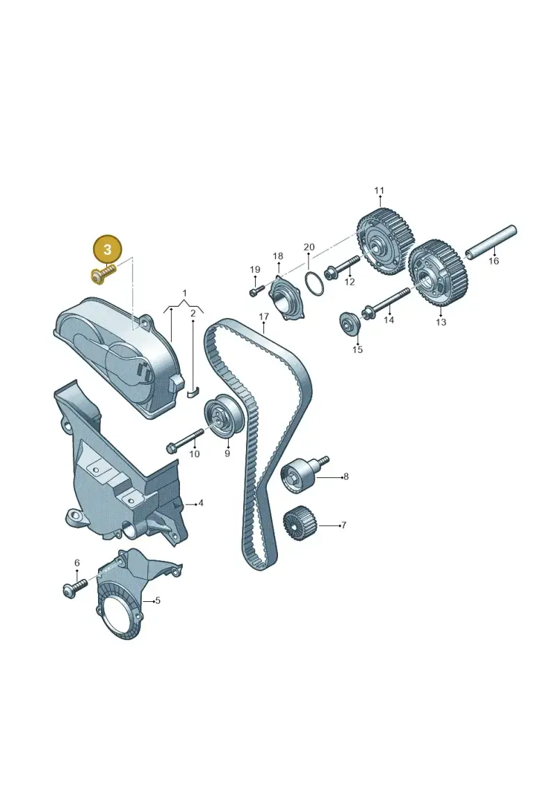N10718801 — SEAT Formentor TSI CUPRA (2020-) diagram 708109270, position 3