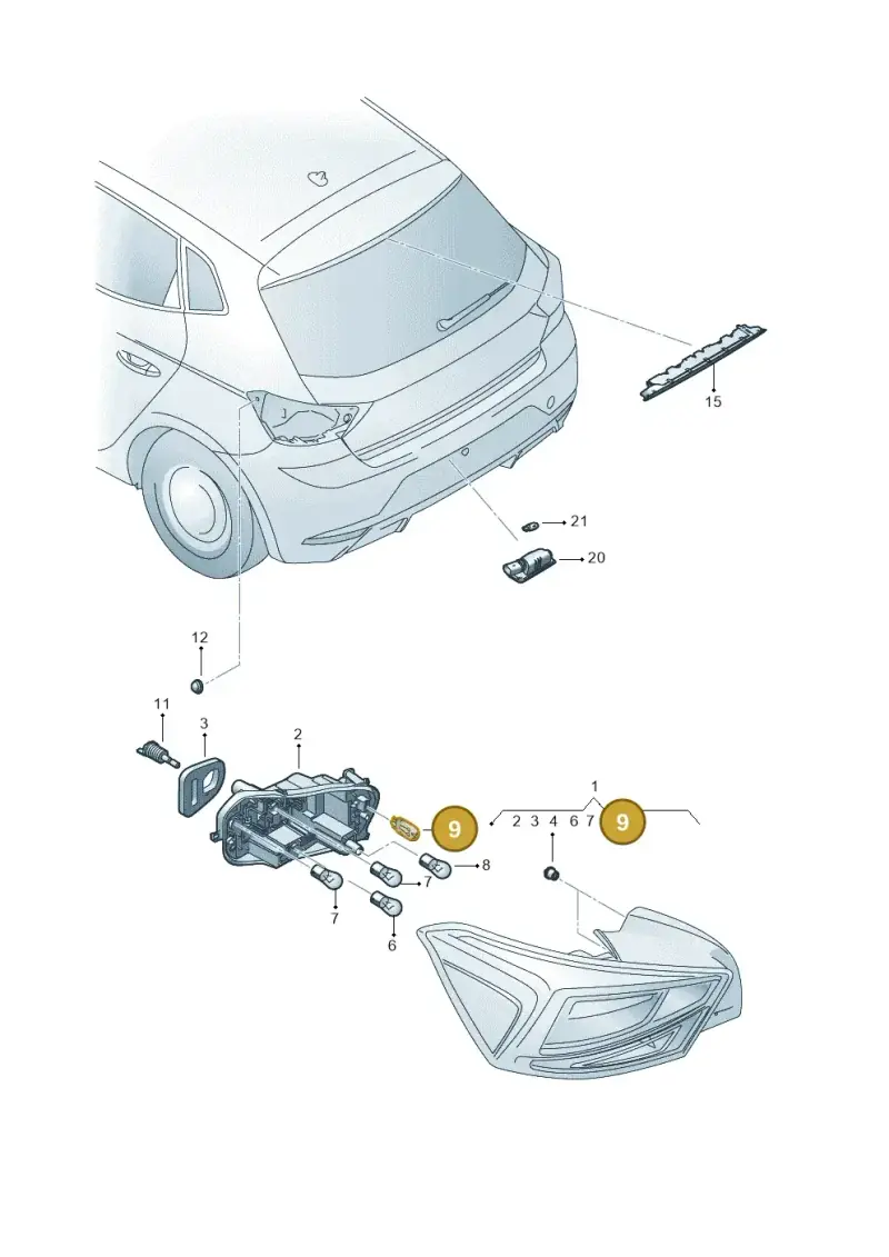 N10724402 — SEAT Ibiza FR (2017-) diagram 835945000, position 9