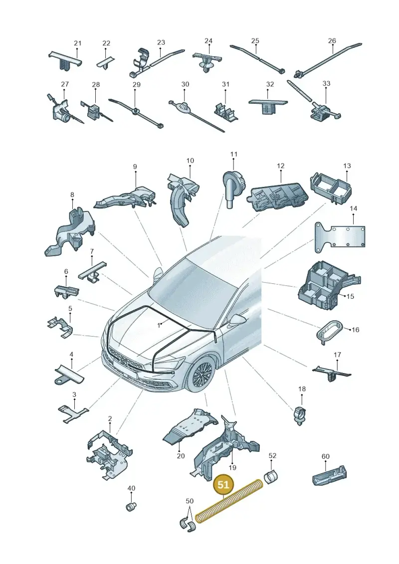 N10732601 — SEAT Leon style (2019-) diagram 5fn971081, position 51