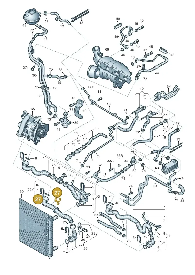 N10737701 — SEAT Altea XL Reference (2013-2013) diagram 412121640, position 27