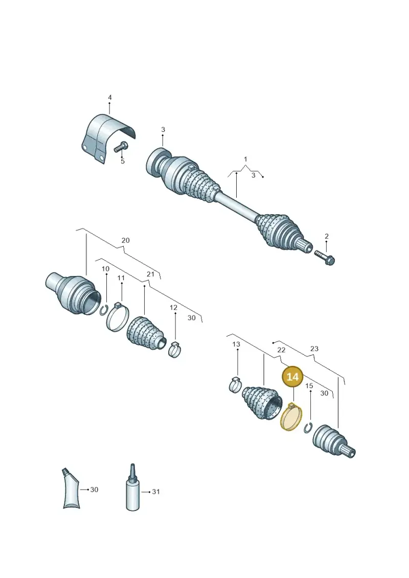 N10740101 — SEAT Alhambra Stylance (2015-2022) diagram 689407300, position 14