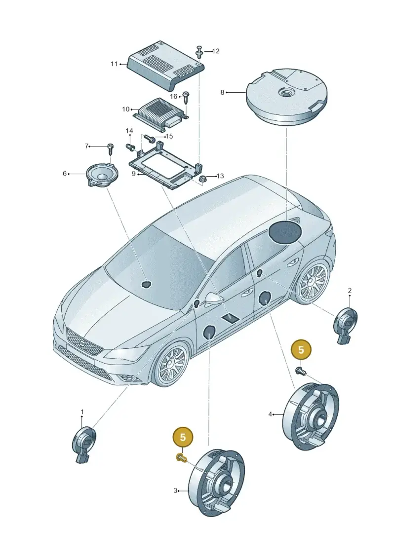 N10745201 — SEAT Formentor TSI CUPRA (2020-) diagram 830035350, position 5