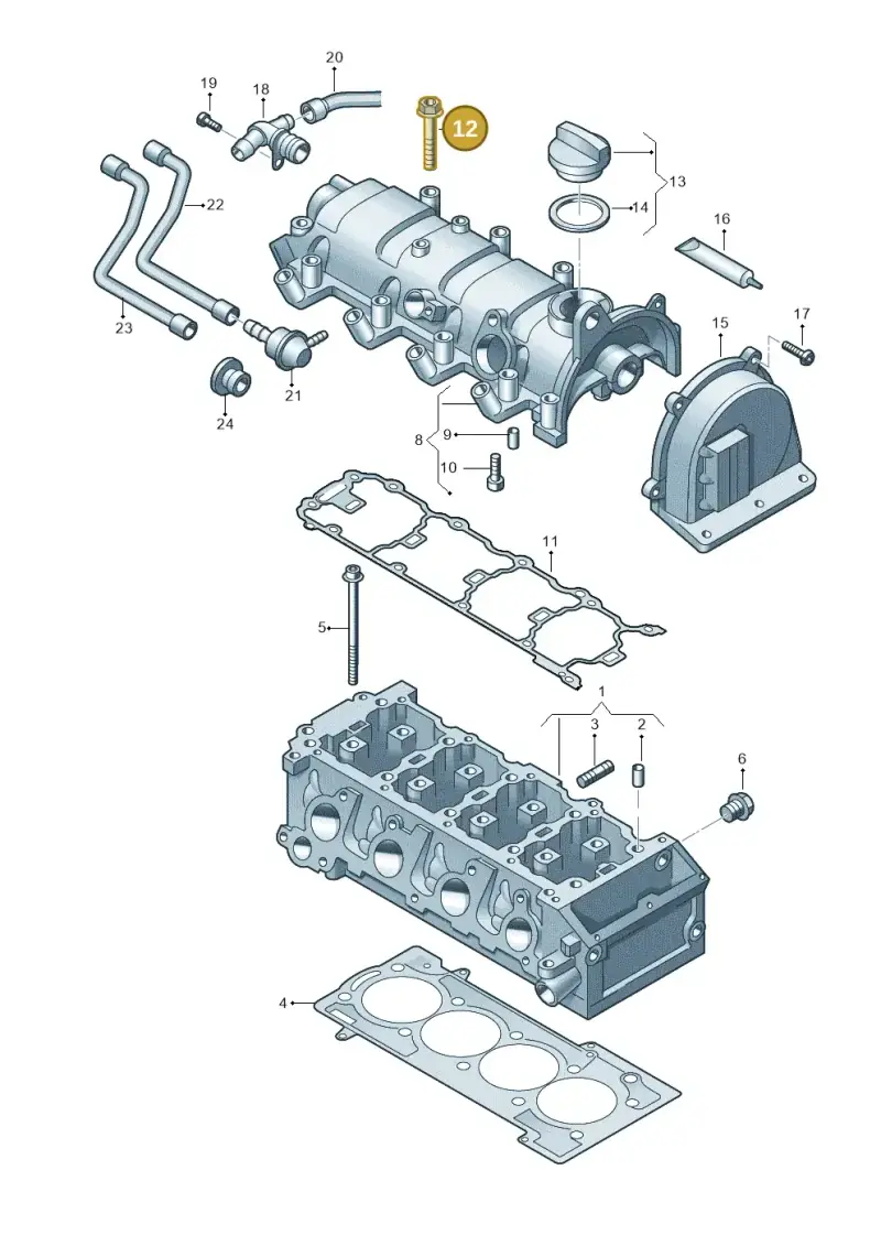 N10745801 — SEAT Altea XL Reference (2013-2013) diagram 718103410, position 12