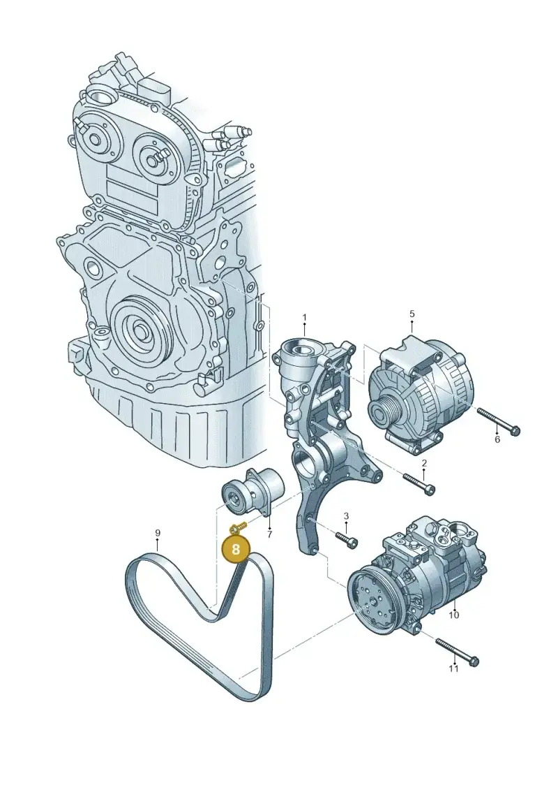 N10746301 — SEAT Formentor TSI CUPRA (2020-) diagram 746903600, position 8