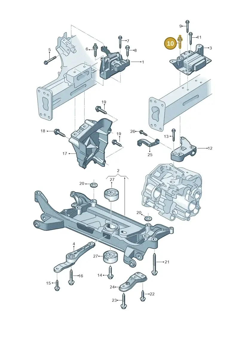 N10770701 — SEAT Leon ST Stylance (2016-2020) diagram 745199050, position 10